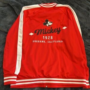 Disney’s Mickey Mouse men’s XL full zippered jacket.
